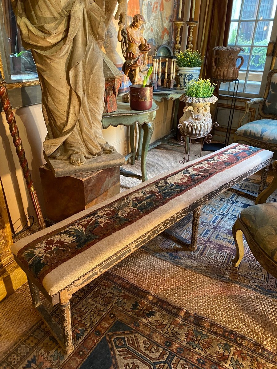 Directoire Period Bench With Its Patina