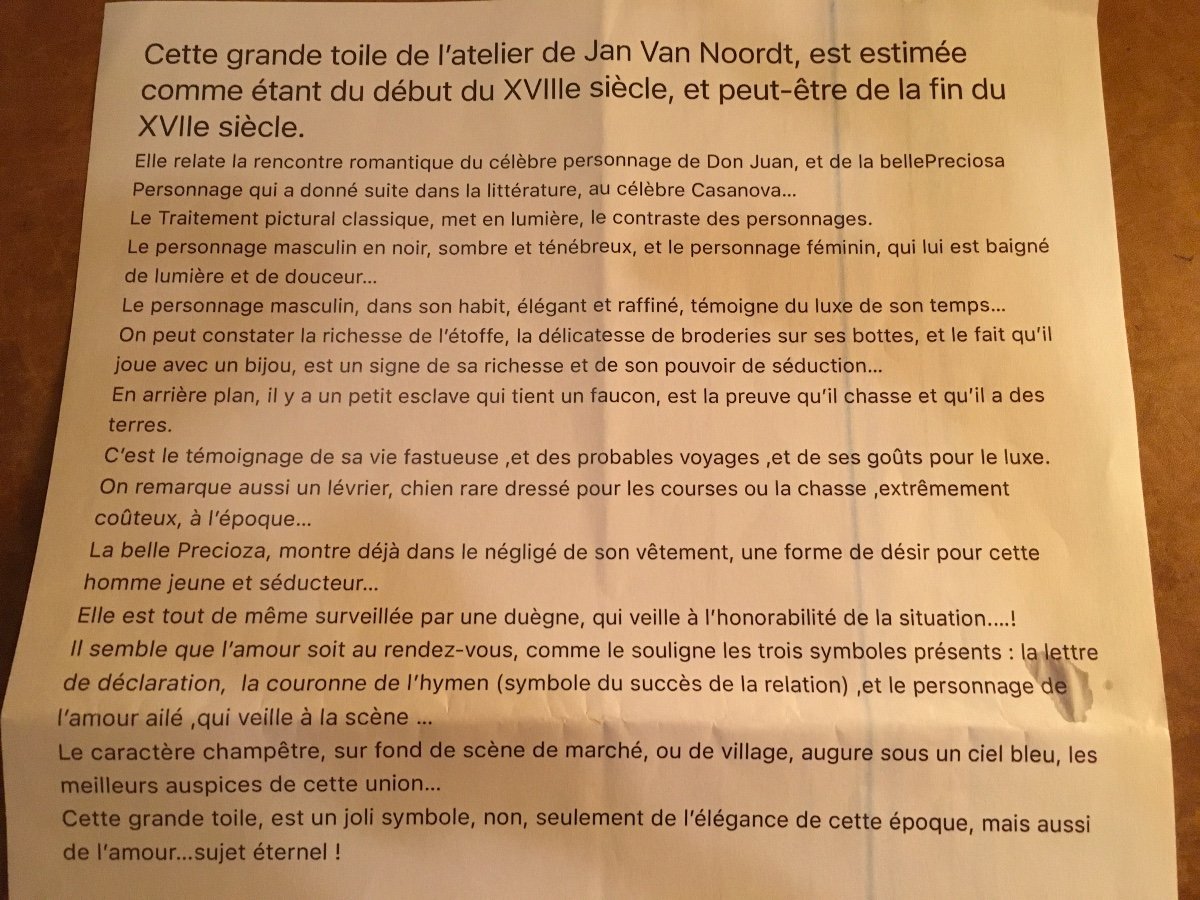 Hstoile De L’atelier De Jan Van  Noordt  Fin17 ème /début 18 ème -photo-1