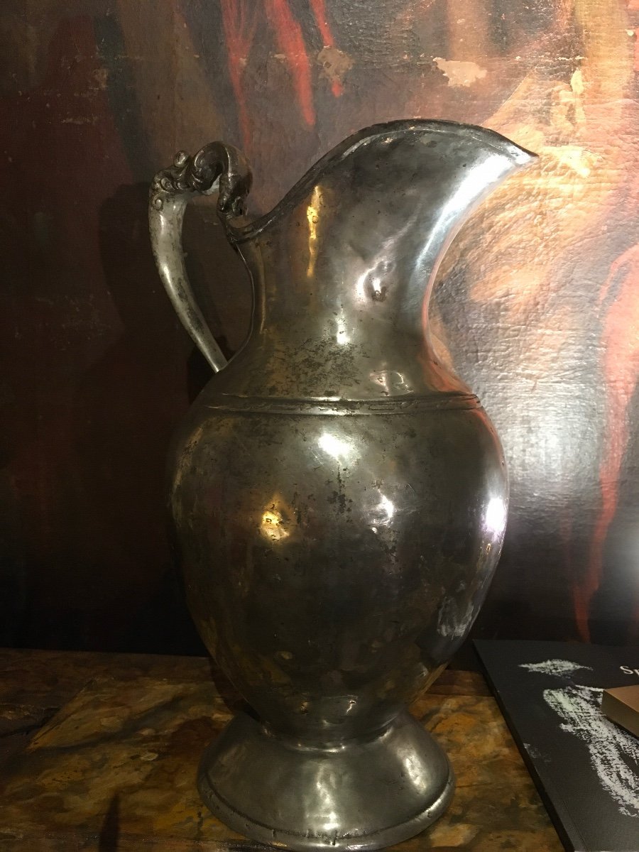 Pewter Water Jug, Late 17th Century -photo-2