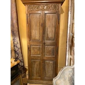 Petite Armoire En Chêne D.époque 18 ème 