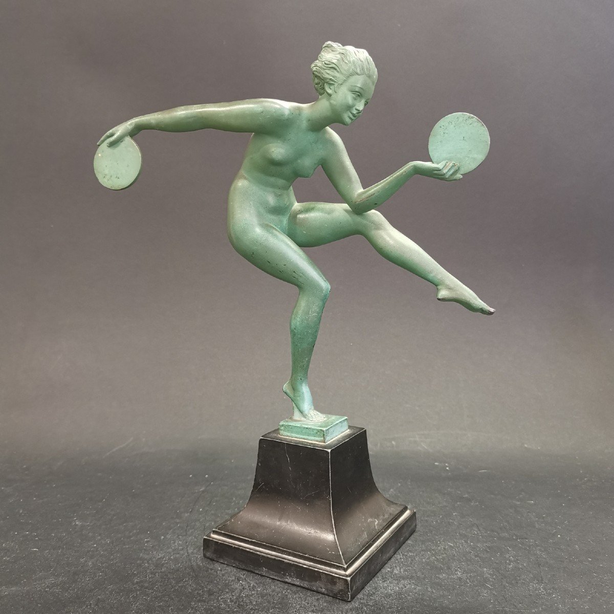 Marcel André Bouraine, The Disc Dancer (h: 27 Cm)