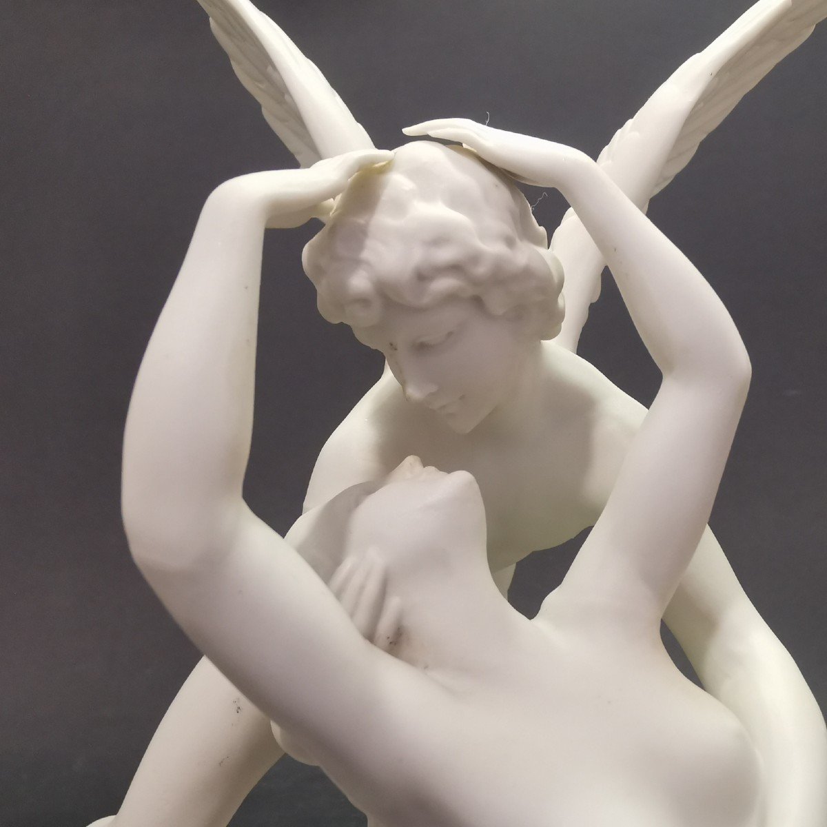 Katzhütte Manufactory, Psyche Revived By Love's Kiss After Canova-photo-2