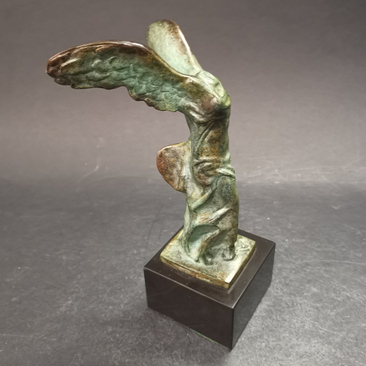 Max Le Verrier (1891-1973), Bronze « La Victoire De Samothrace »-photo-2