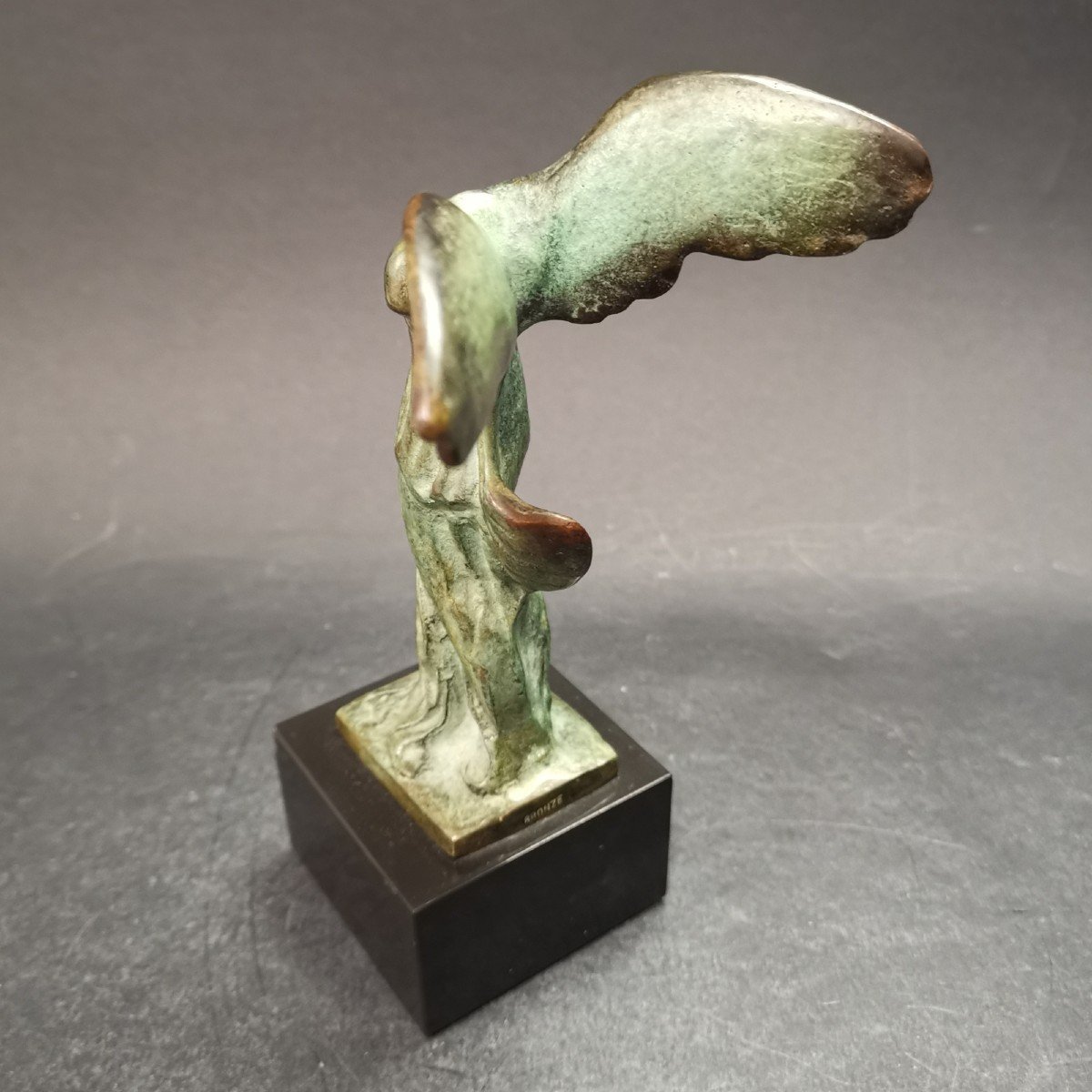 Max Le Verrier (1891-1973), Bronze « La Victoire De Samothrace »-photo-4