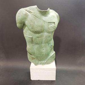 Igor Mitoraj, Perseus, Bronze With Green Patina