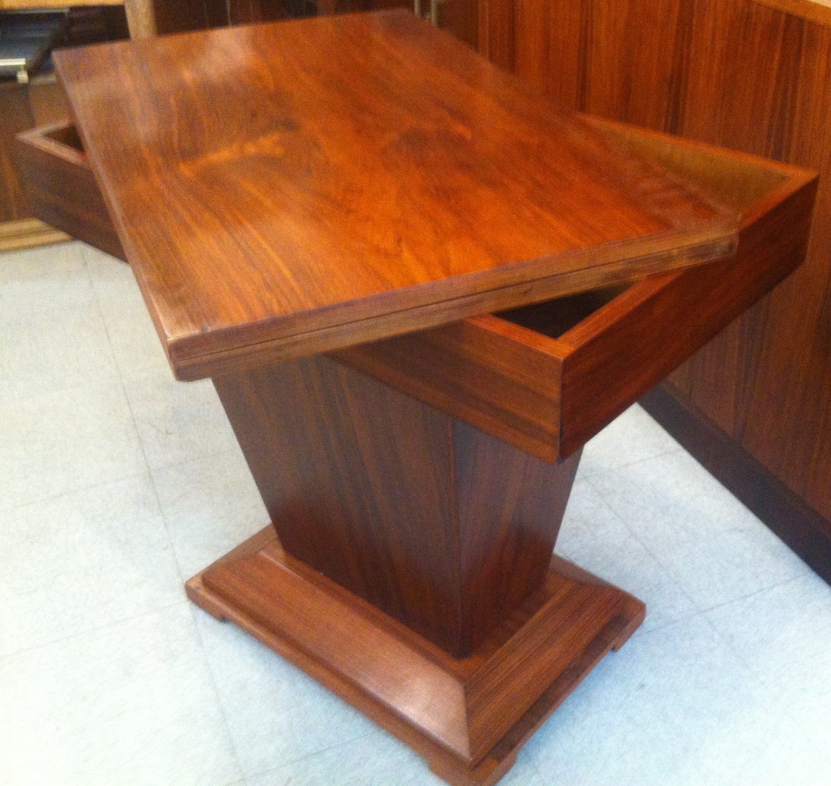 Art Deco Period Table And Console-photo-8