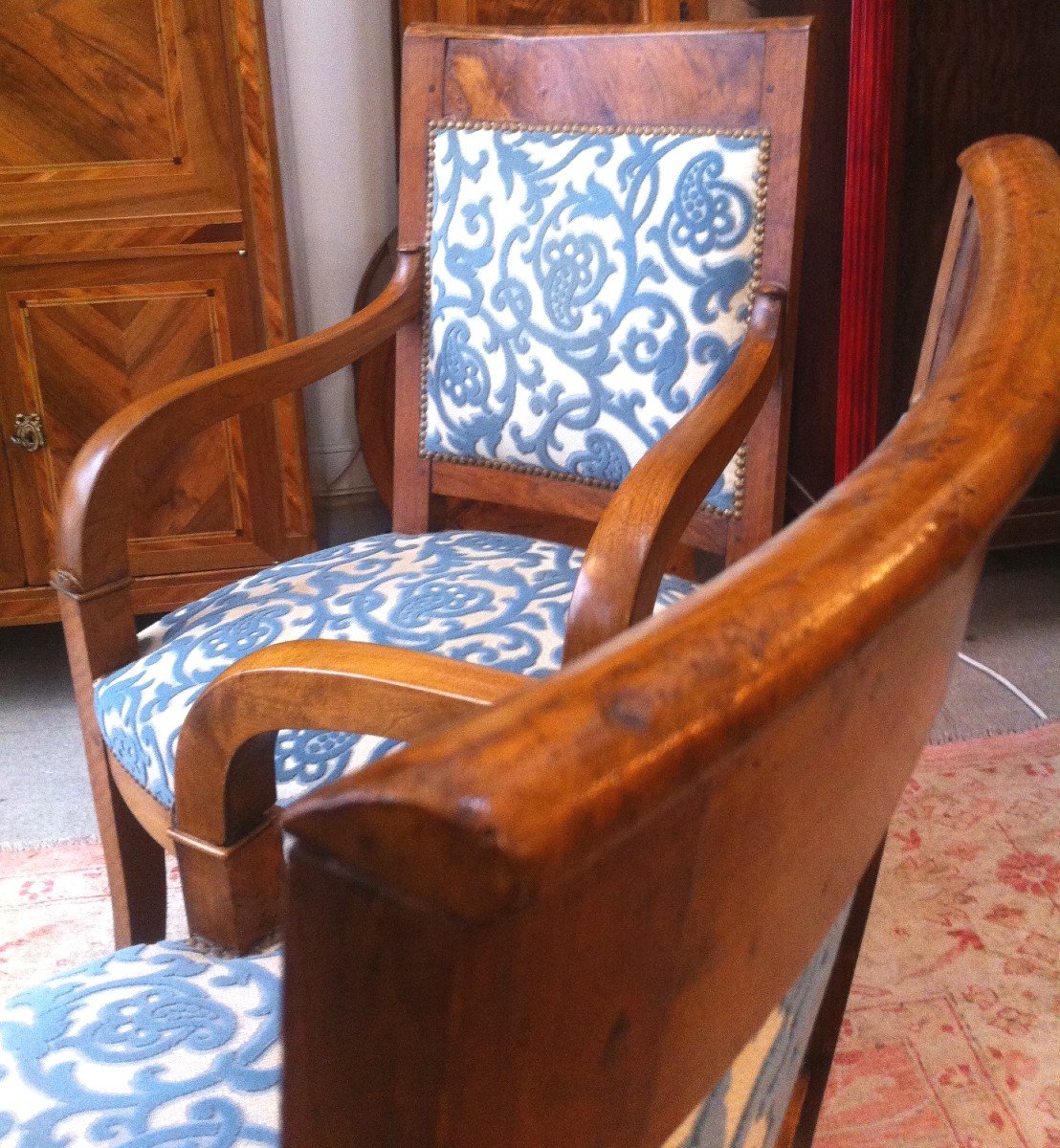 Pair Of Directoire Period Armchairs-photo-6