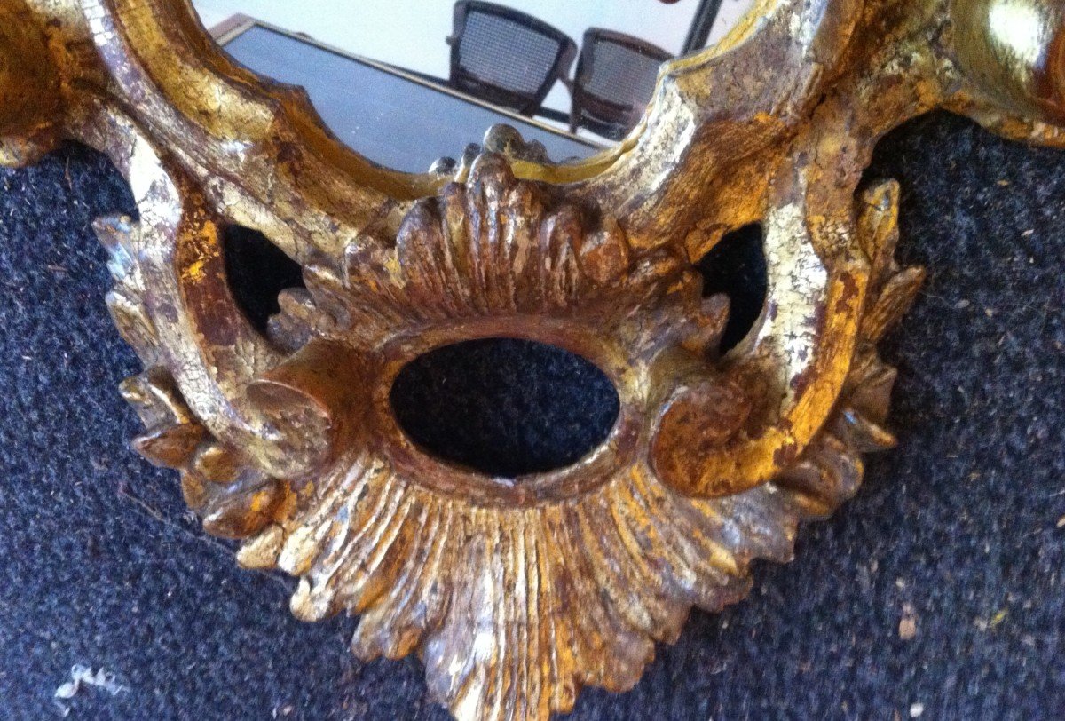 Late 17th Century Flare Mirror-photo-1