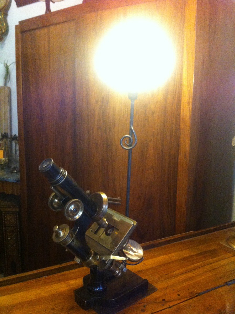 Lampe Microscope De l' Institut Pasteur-photo-3
