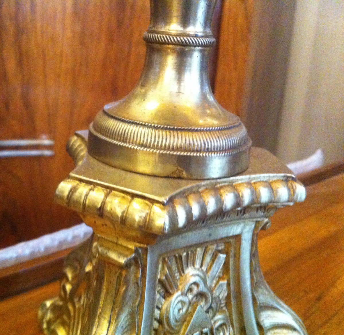 Tripod Lamp From The Louis Philippe Period.-photo-7