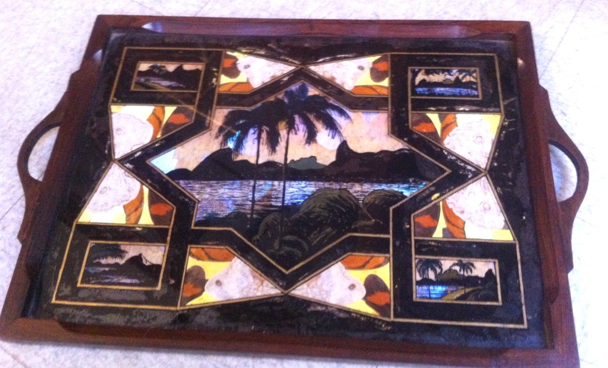 Art Deco Period Butterfly Tray