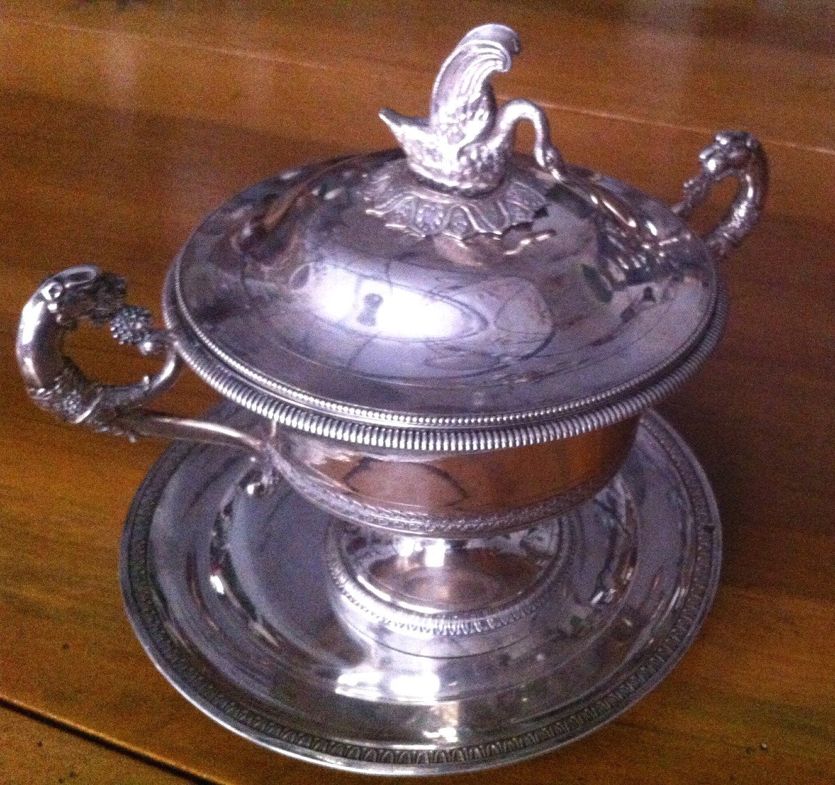 Restoration Period Silver Compotier