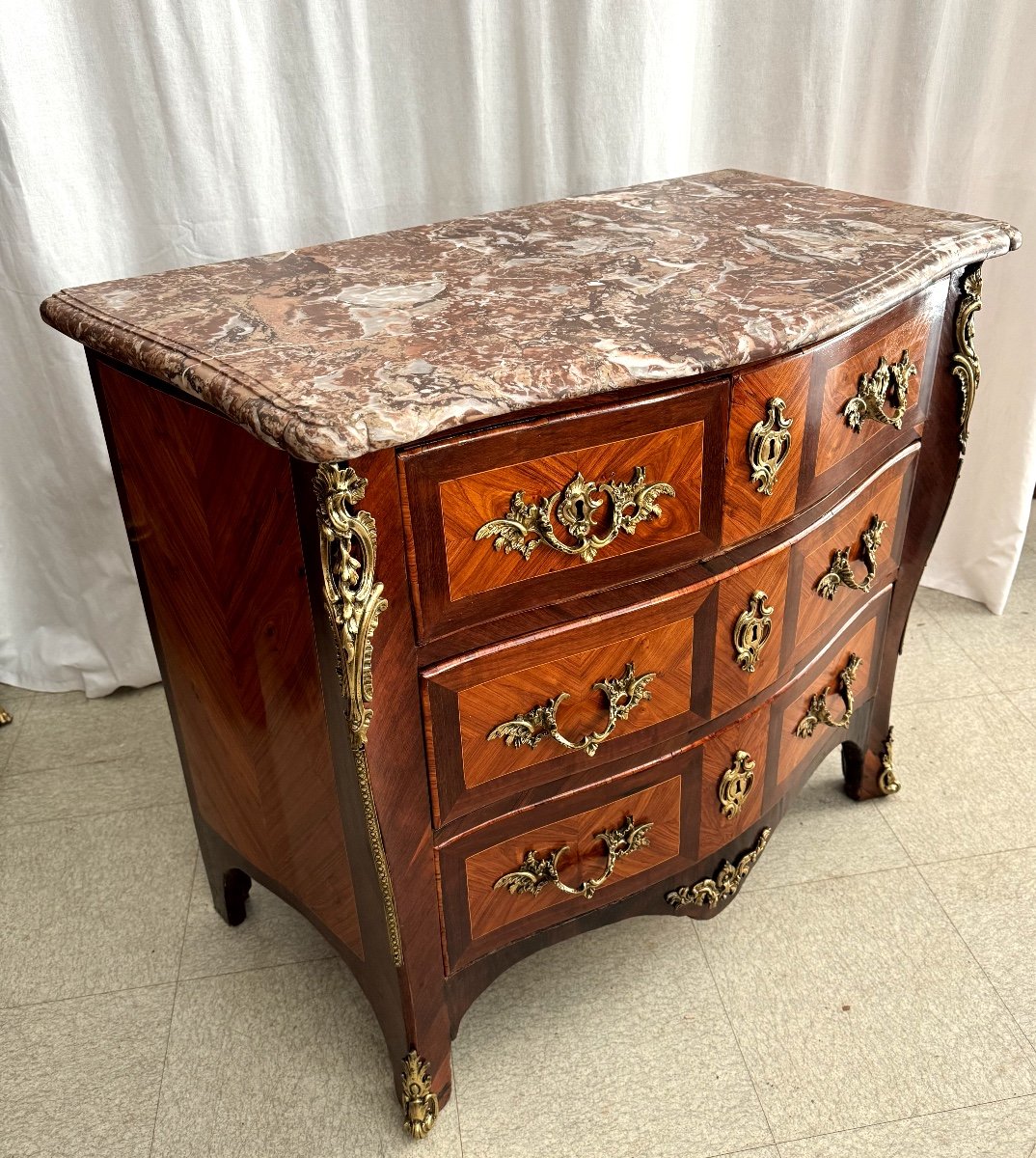 Regency Period Chest Of Drawers Stamped Lapie-photo-2