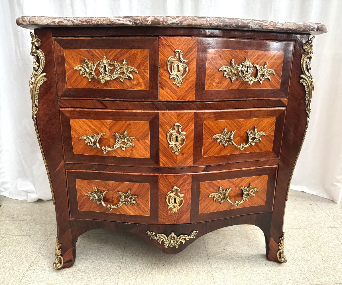 Regency Period Chest Of Drawers Stamped Lapie