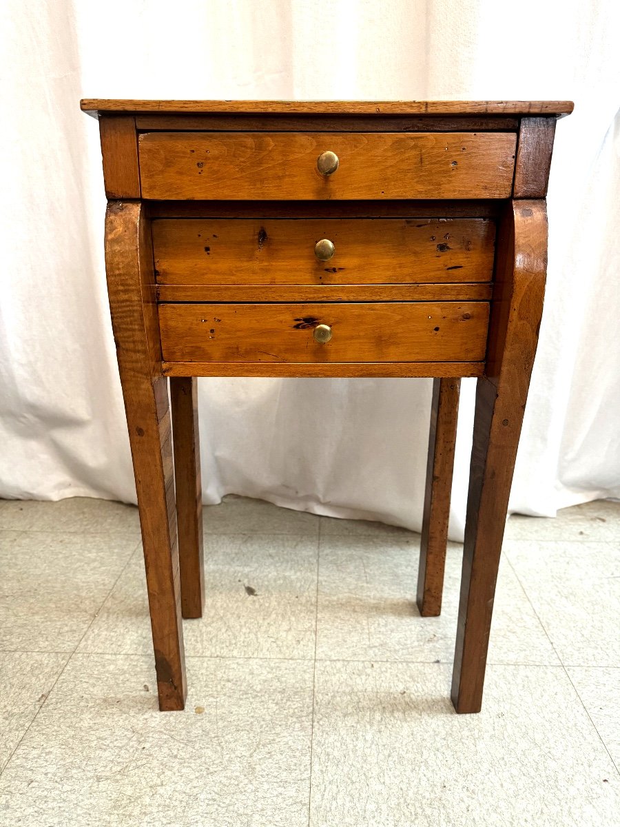 Directoire Period Bedside Table-photo-4