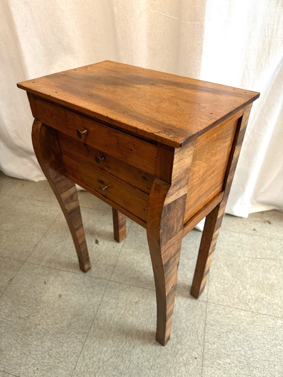 Directoire Period Bedside Table-photo-3