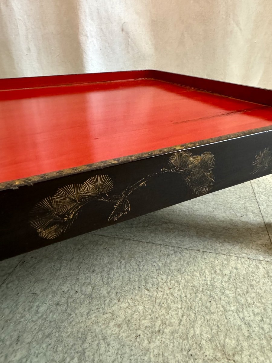 Chinese Lacquer Tea Table-photo-3