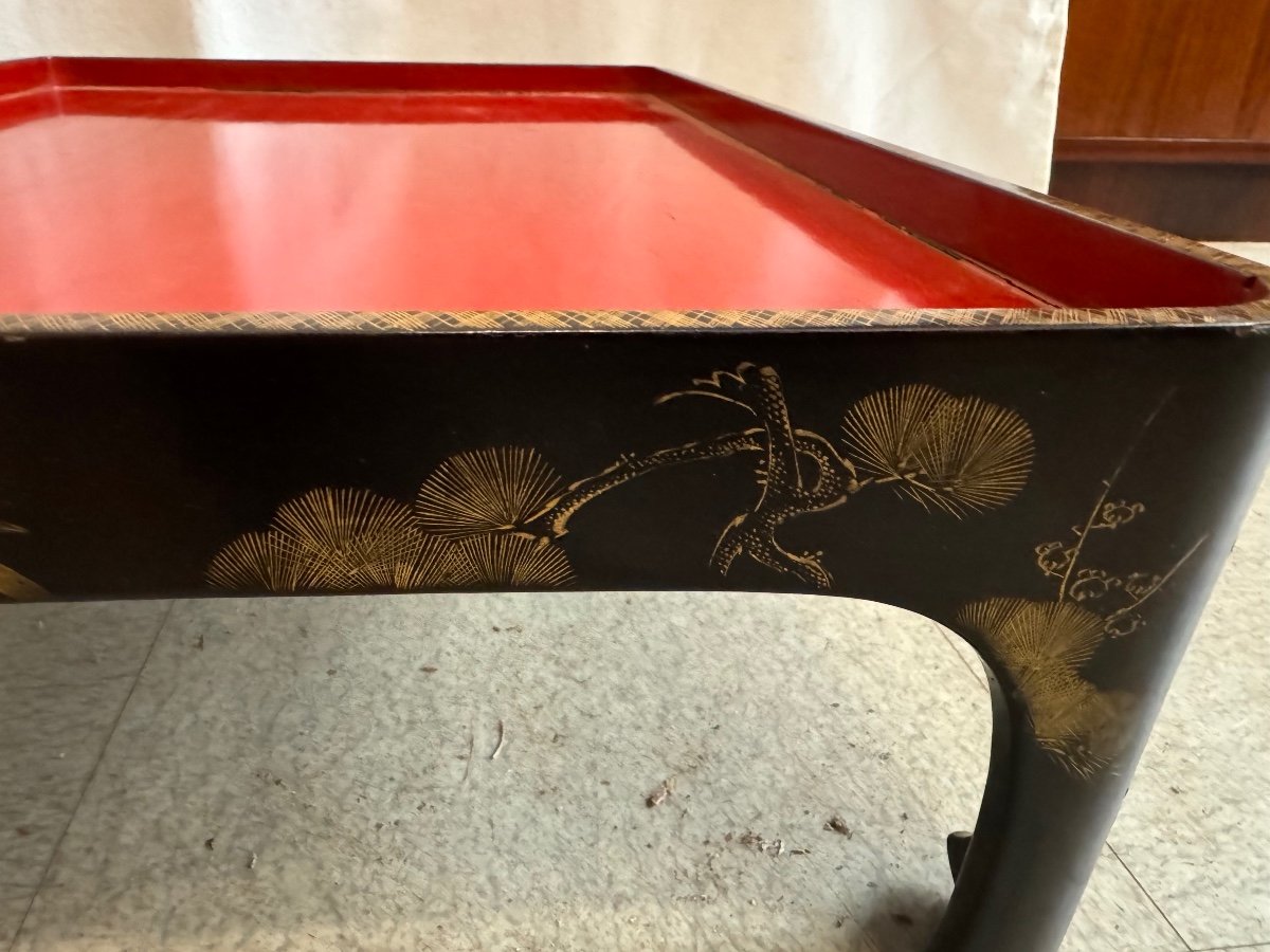 Chinese Lacquer Tea Table-photo-4