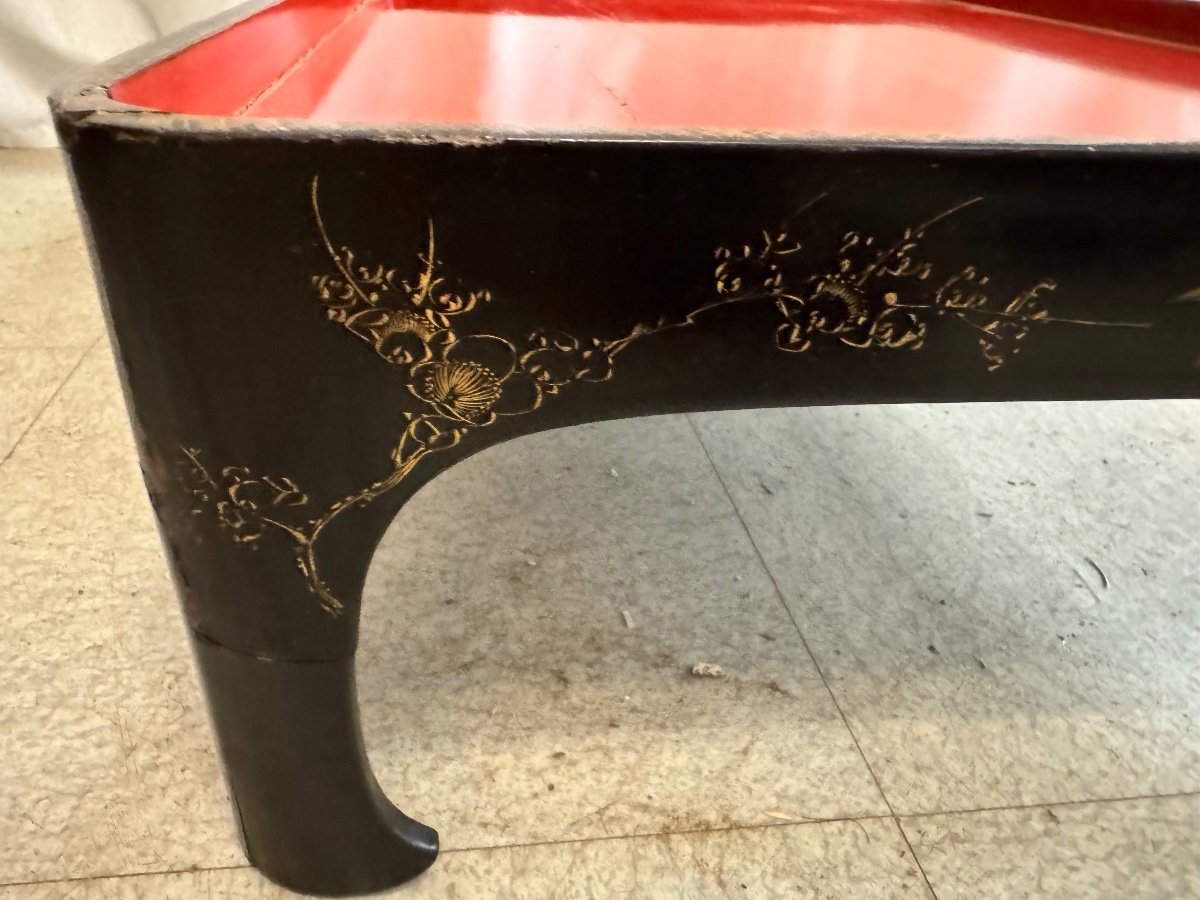 Chinese Lacquer Tea Table-photo-3