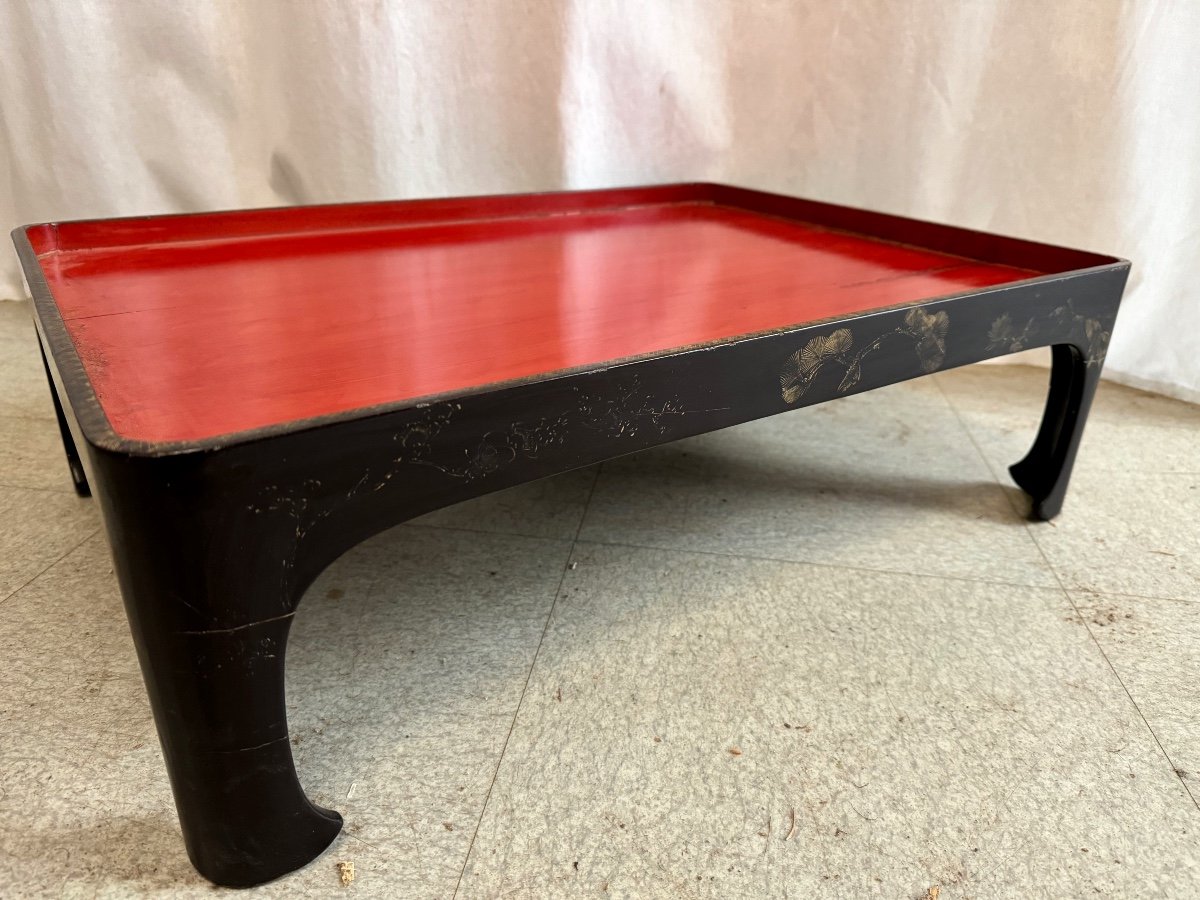 Chinese Lacquer Tea Table-photo-8