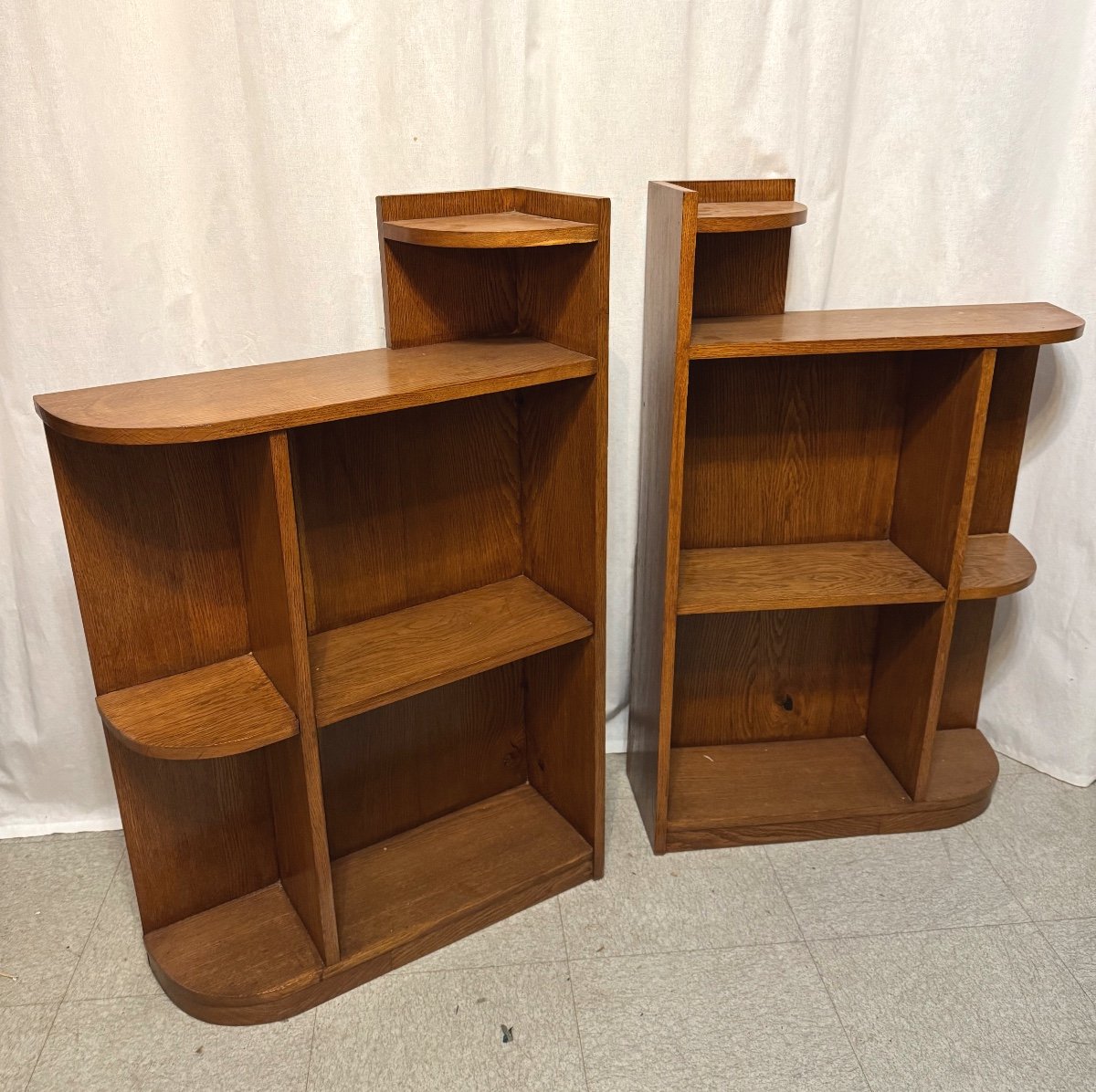 Pair Of Art Deco Period Bibus