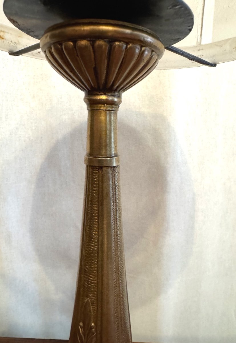 Art Deco Bronze Lamp-photo-4