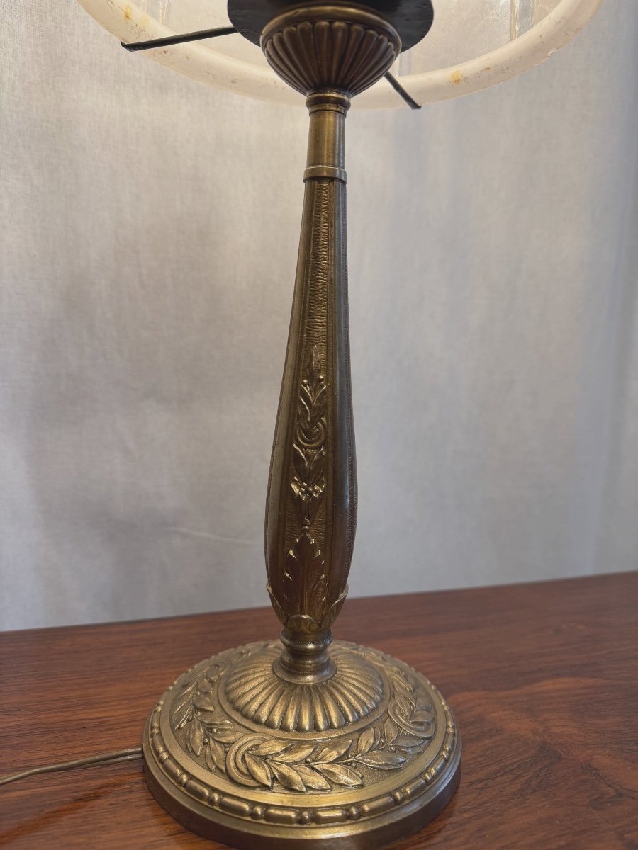 Art Deco Bronze Lamp-photo-8