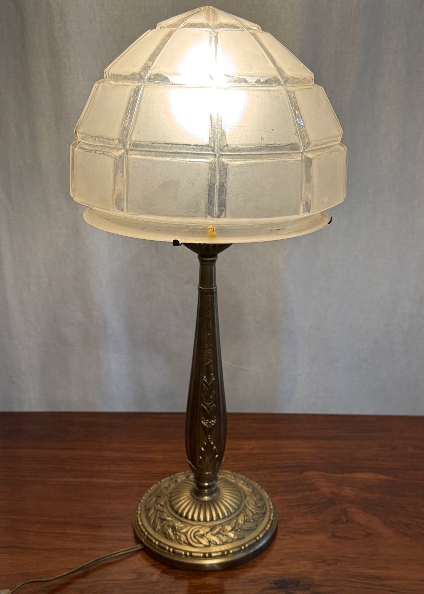 Art Deco Bronze Lamp