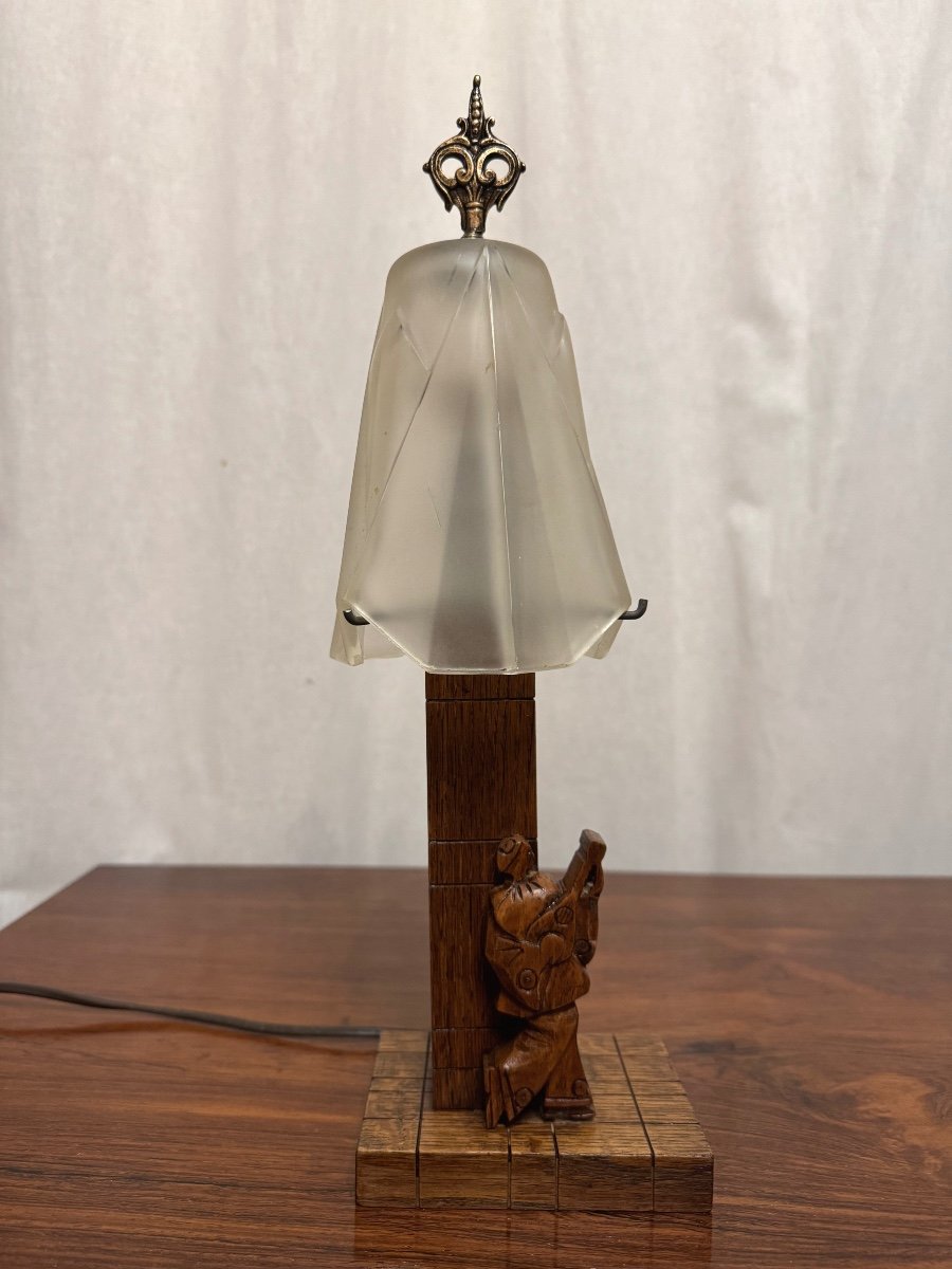 Neo-romantic Art Deco Period Lamp-photo-4