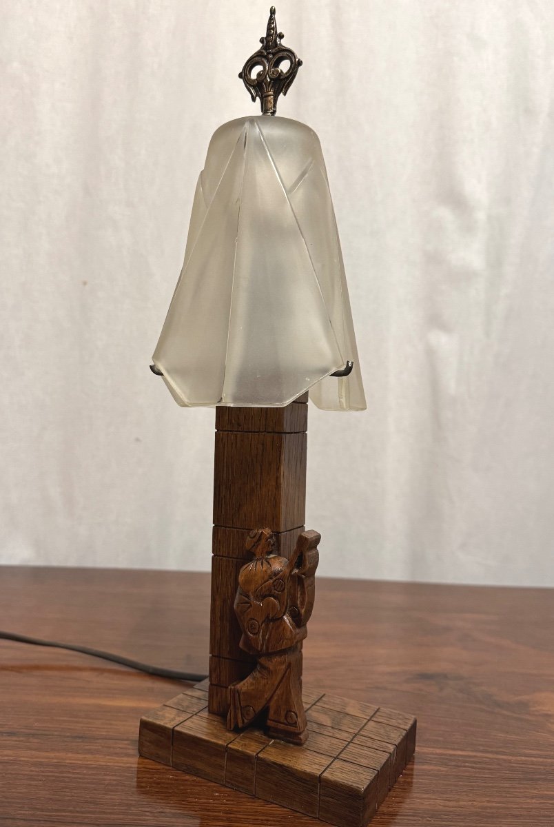 Neo-romantic Art Deco Period Lamp-photo-2