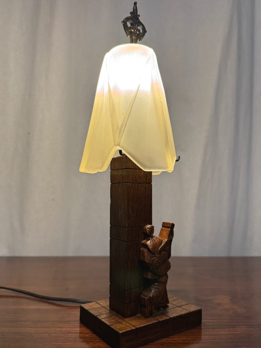 Neo-romantic Art Deco Period Lamp-photo-3