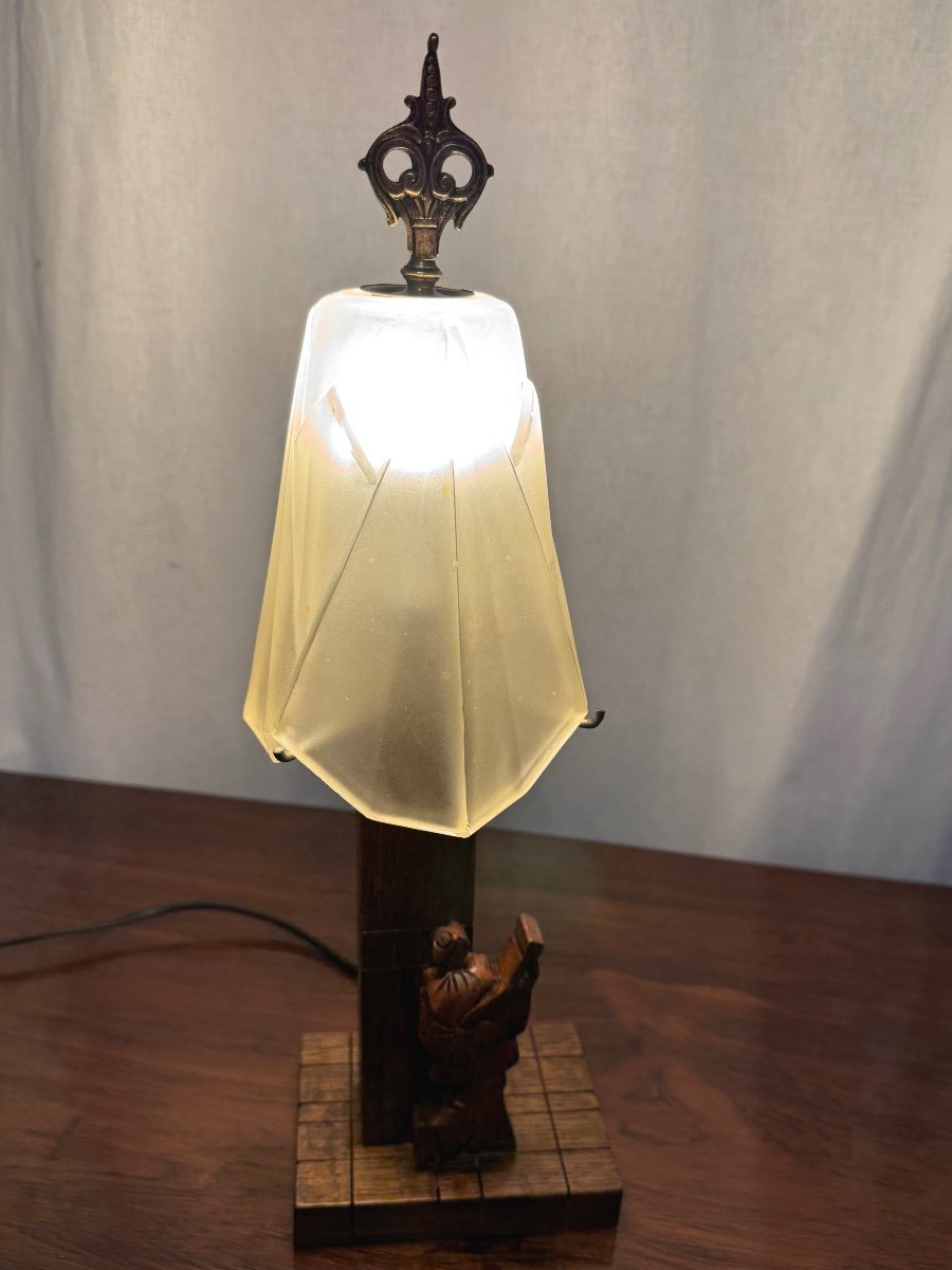 Neo-romantic Art Deco Period Lamp-photo-4