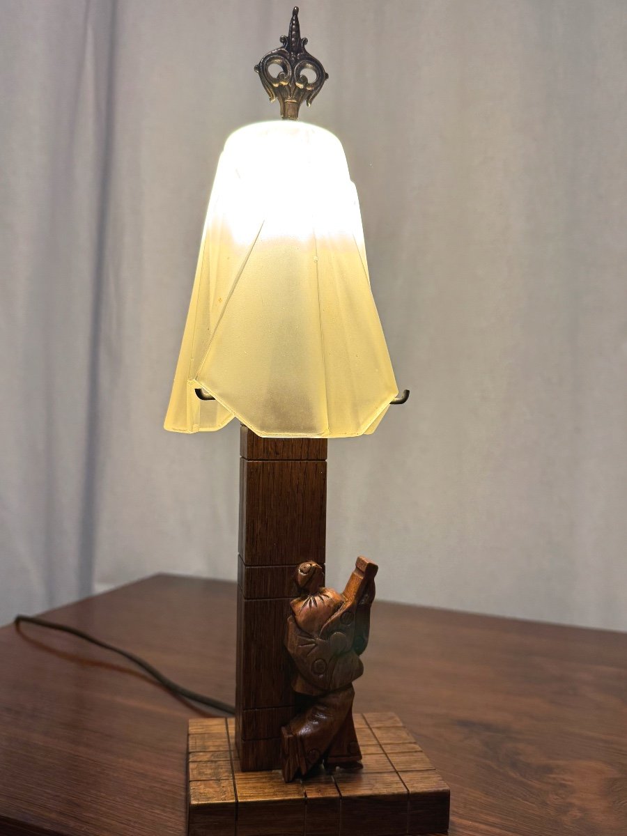 Neo-romantic Art Deco Period Lamp