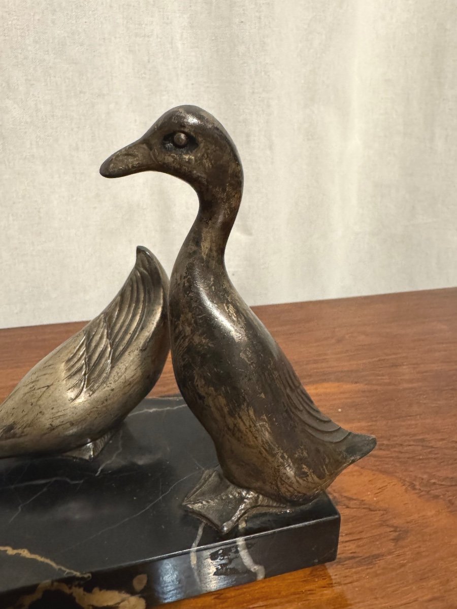 Art Deco Geese Lamp-photo-3