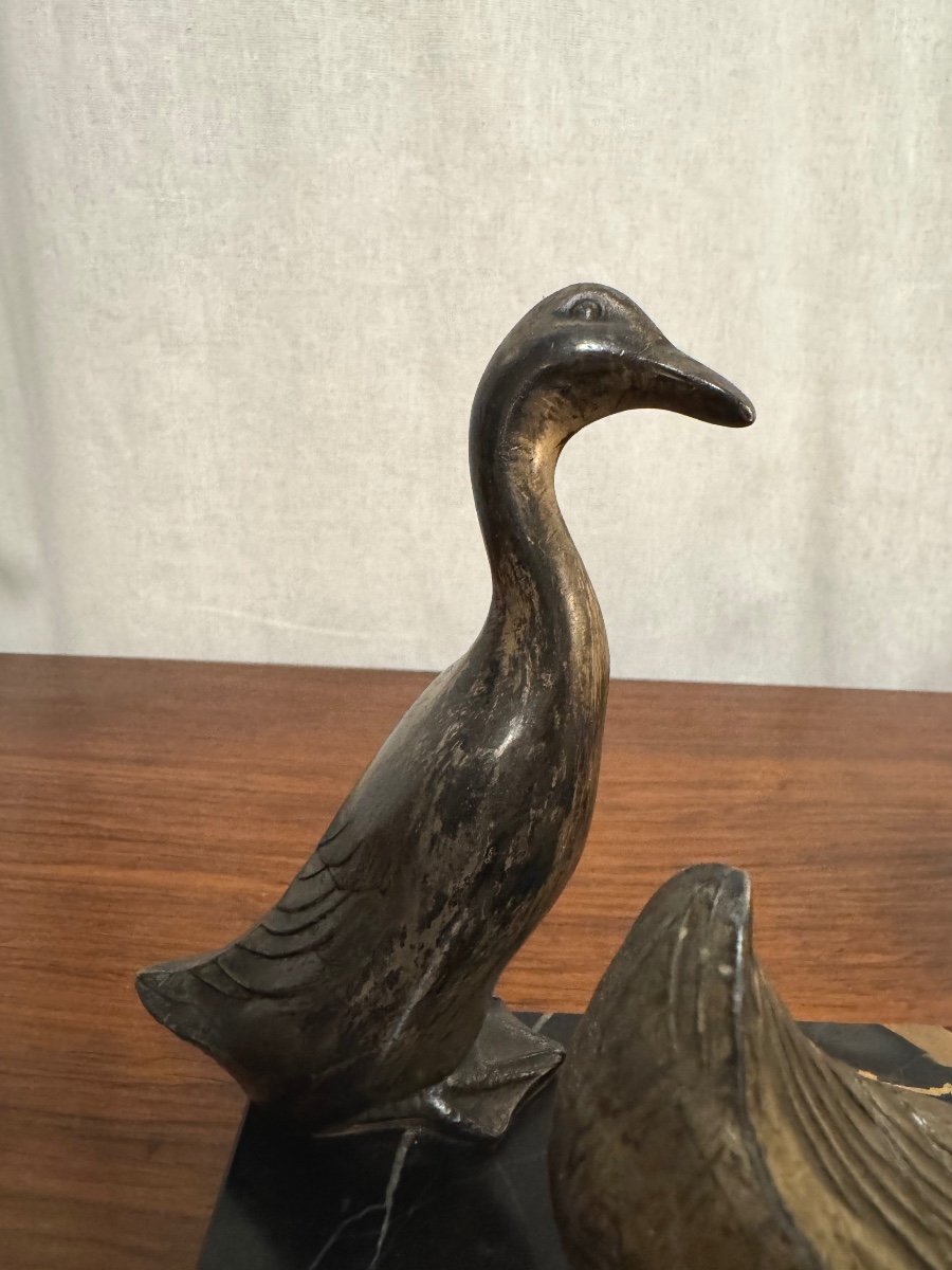 Art Deco Geese Lamp-photo-6