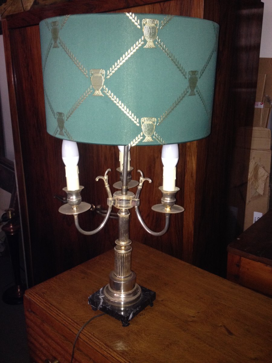 Lampe Bouillotte En Bronze