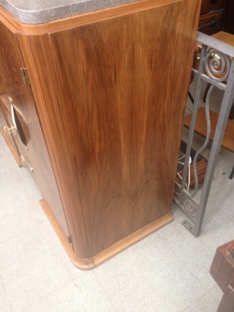 Art Deco Walnut Buffet-photo-7