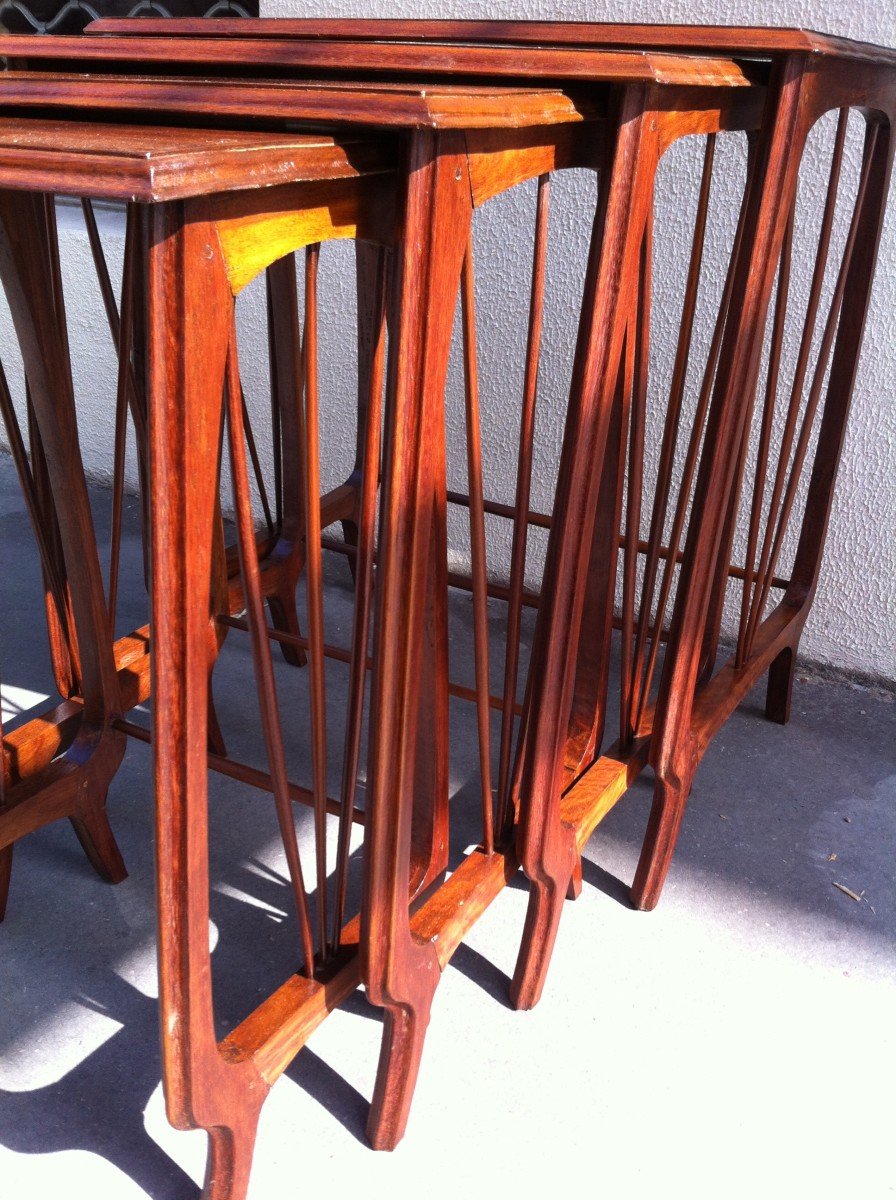 Art Nouveau Nesting Table-photo-5