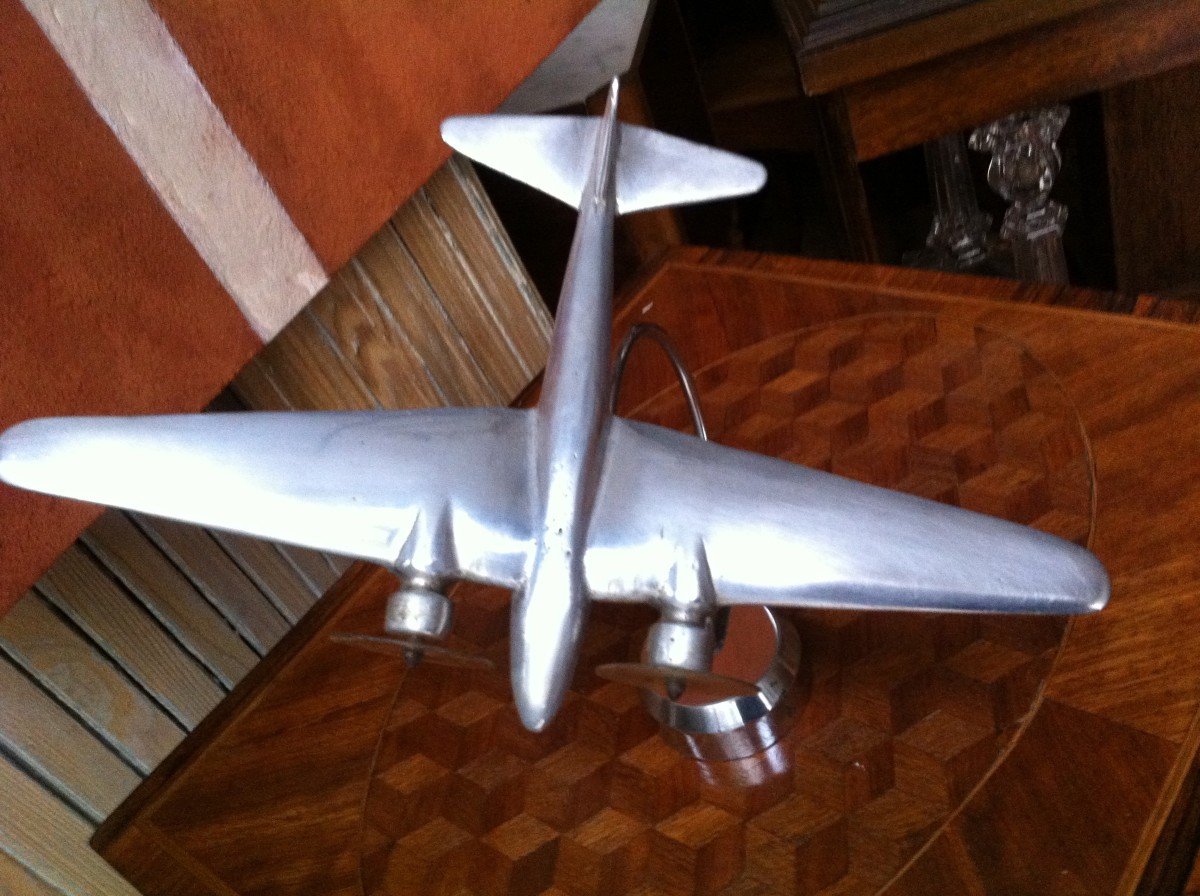 Vintage Art Deco Plane-photo-4