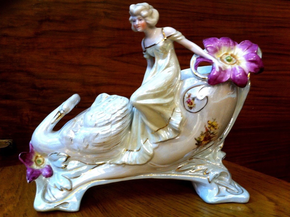 The Woman In The Art Nouveau Sleigh