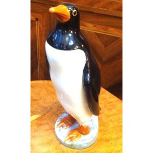 Pingouin En Faïence d'époque Art Déco