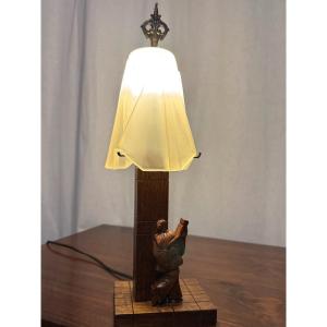 Neo-romantic Art Deco Period Lamp