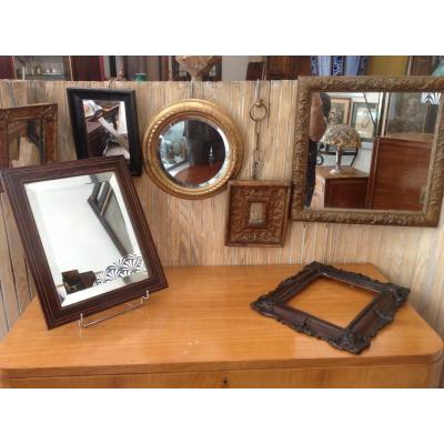 7 Small Vintage Mirrors