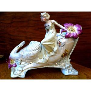 The Woman In The Art Nouveau Sleigh