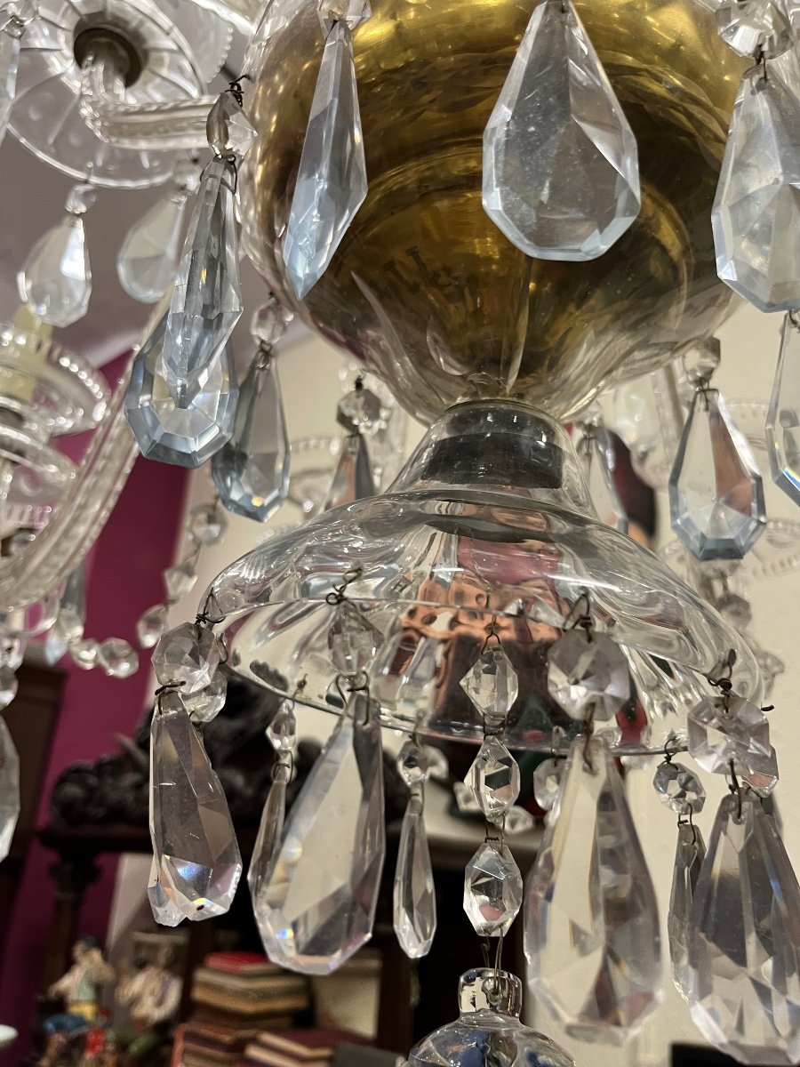 Important Crystal Chandelier 130/80cm-photo-3