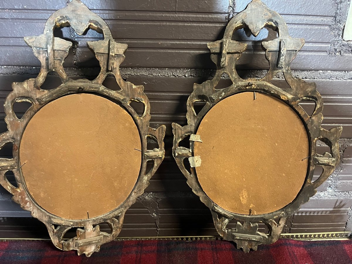 Pair Of Venetian Mirror-photo-2