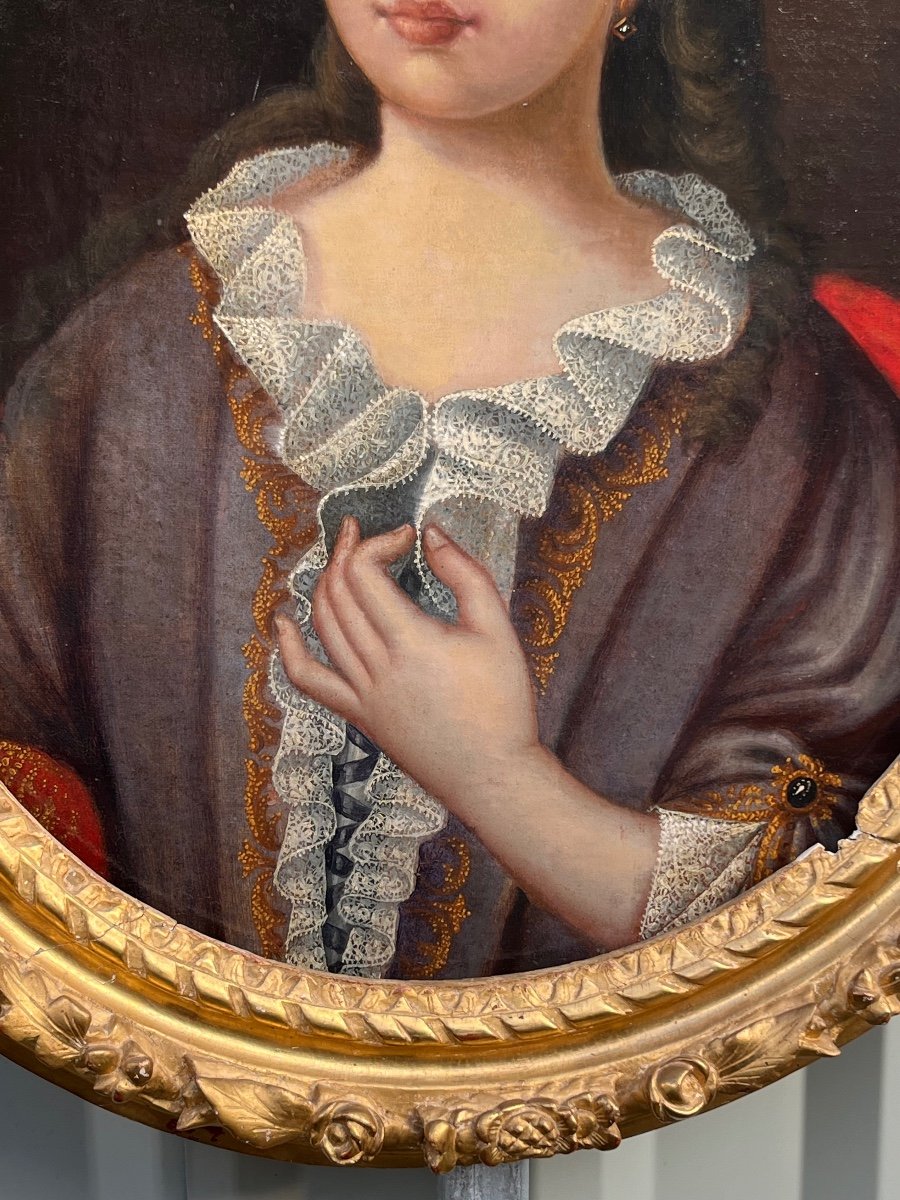 Portrait Of Young Woman From The 18th Century-photo-3