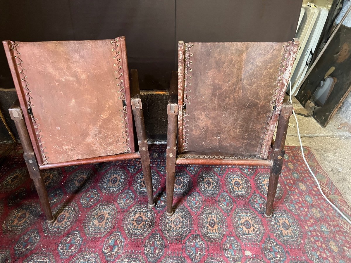 Pair Of Safari Armchairs -photo-1