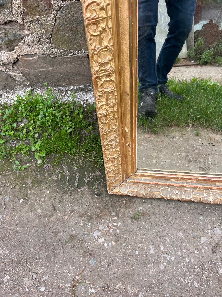 Important Regency Style Mirror (218/125cm)-photo-3