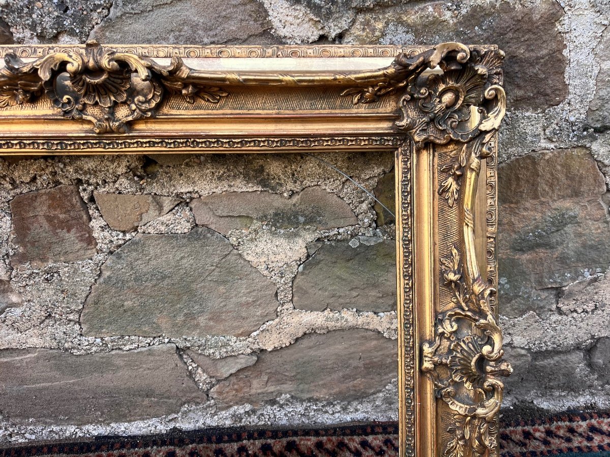 Louis XV Style Gilded Wood Frame -photo-2